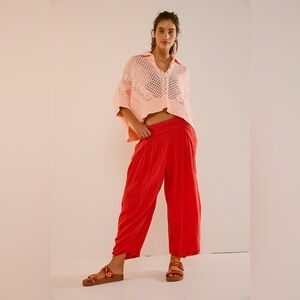 FREE PEOPLE Mikah Pants - Heated is Color
